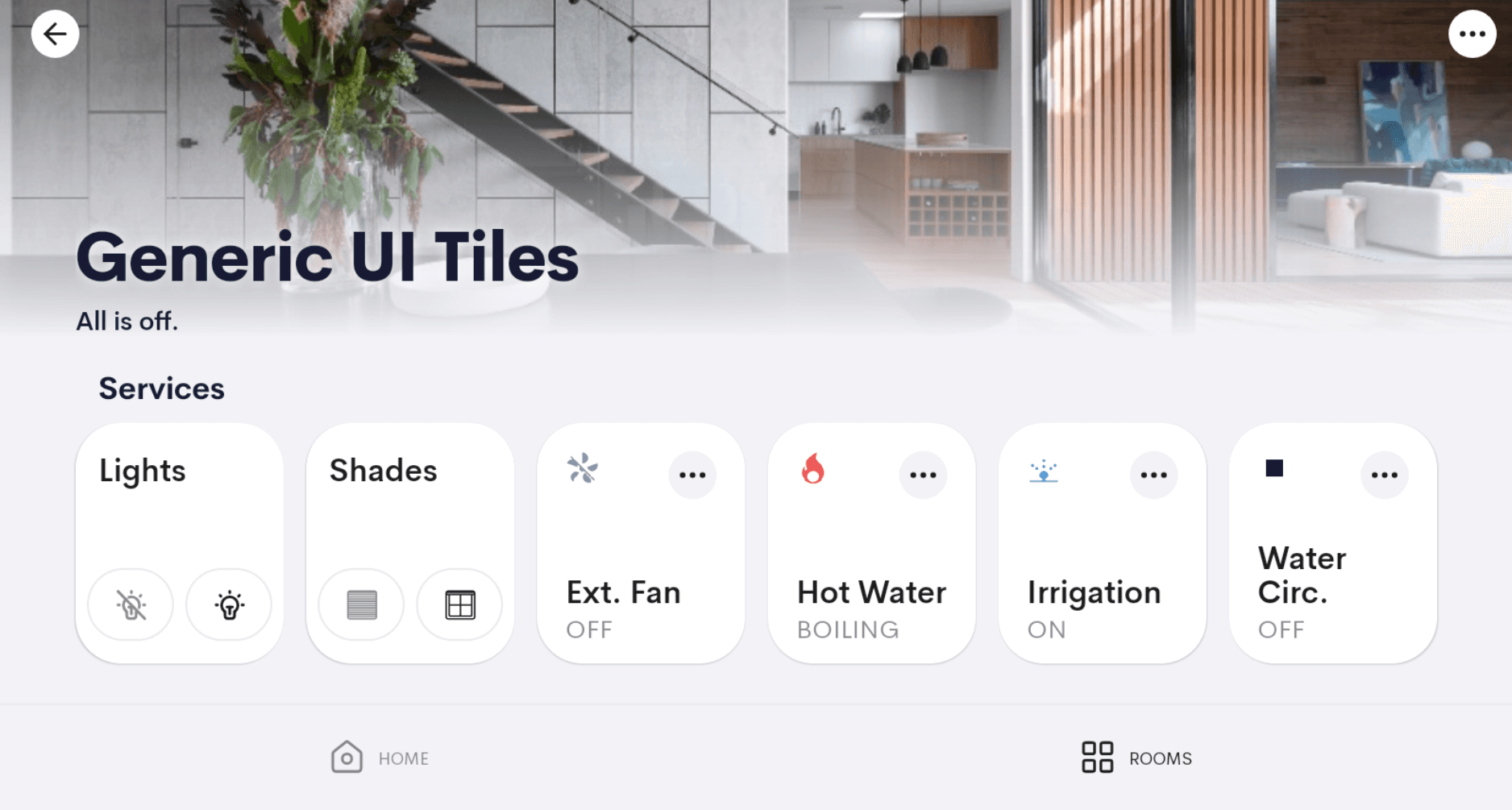 Generic UI Tile — Room view
