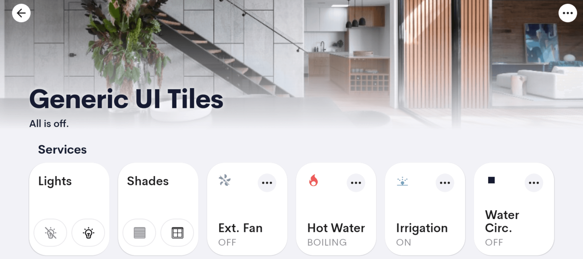 Generic UI Tile
