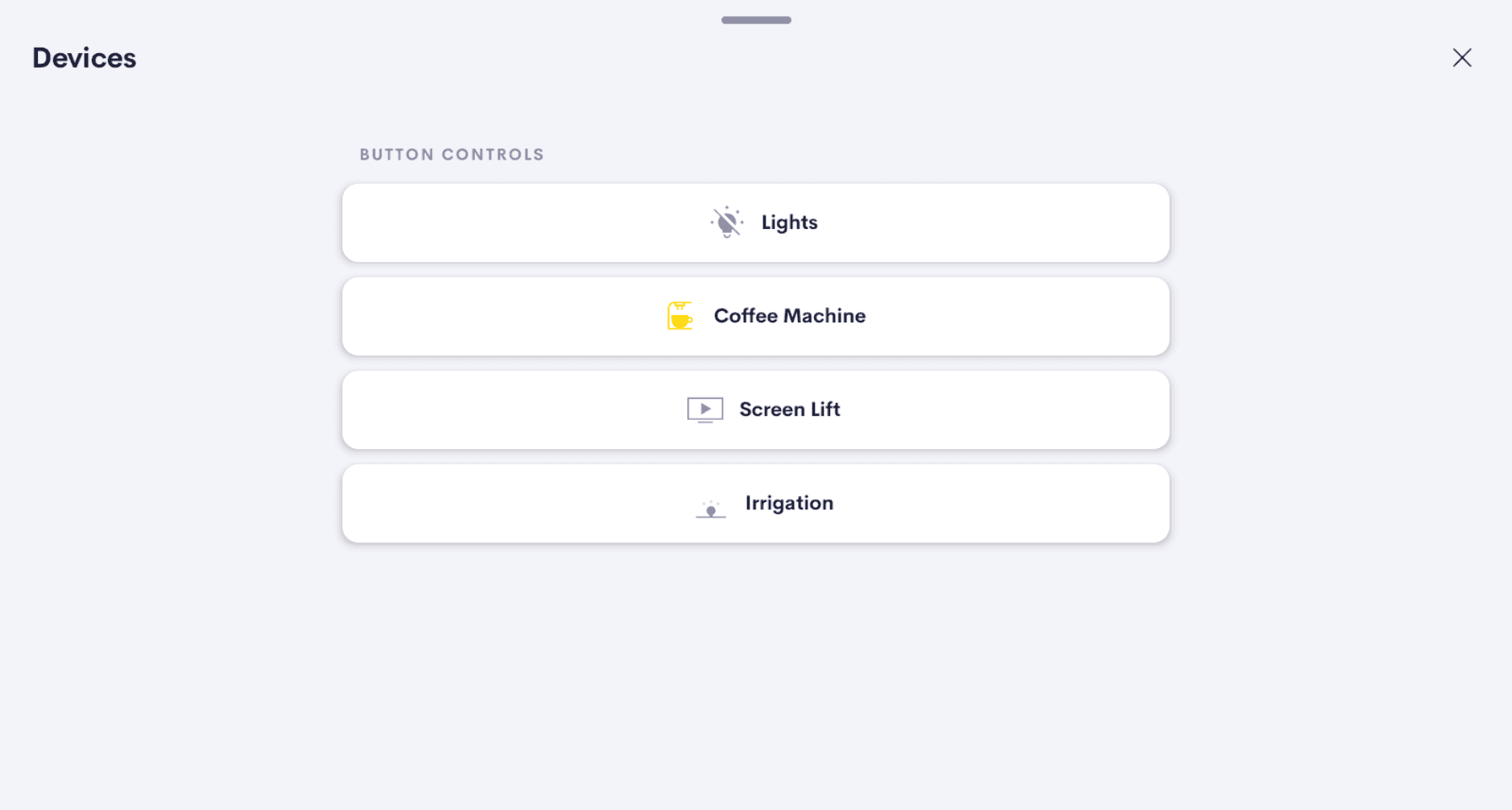 Multi Button Tile — In-tile view 2