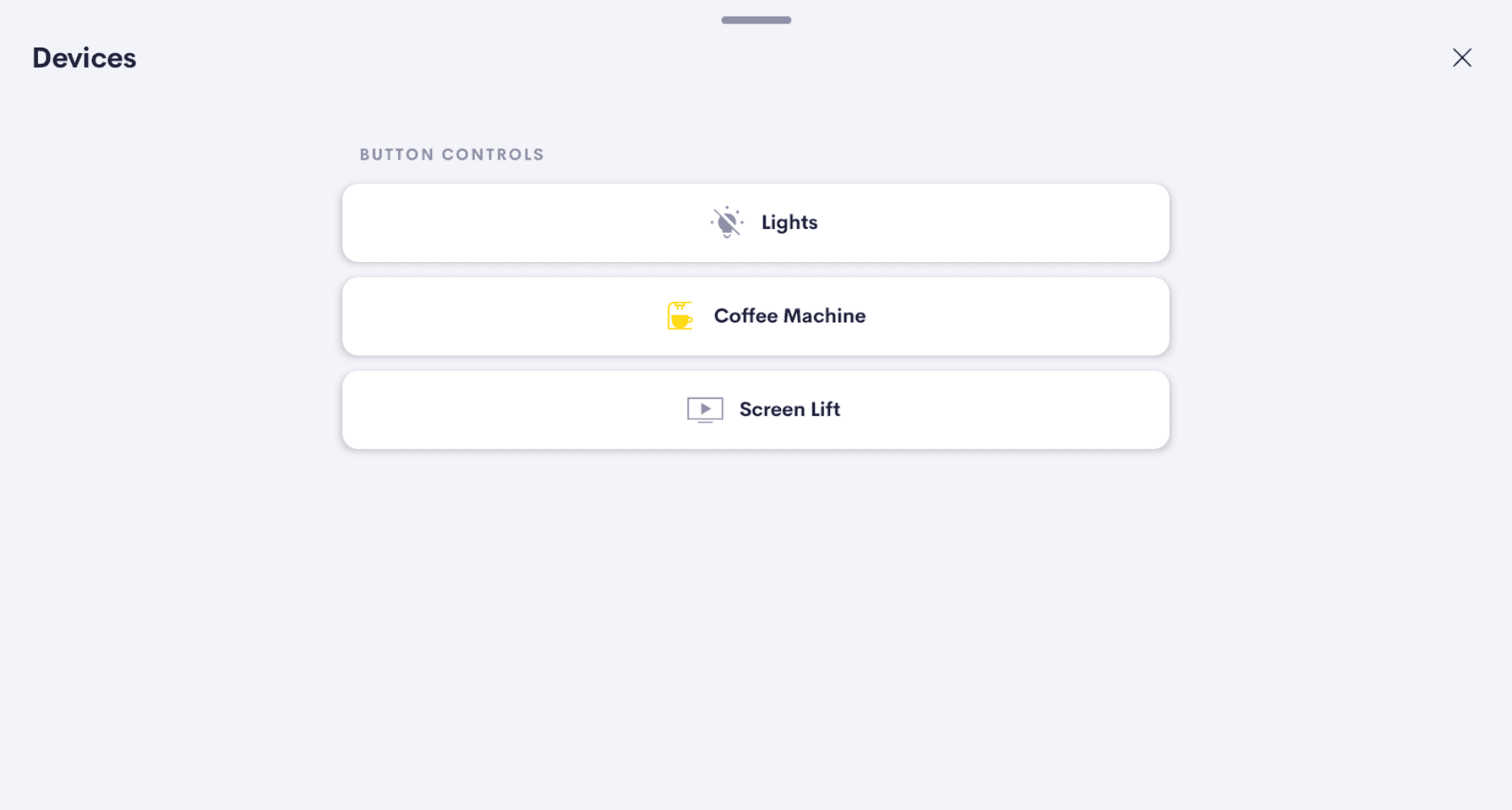 Multi Button Tile — In-tile view 3