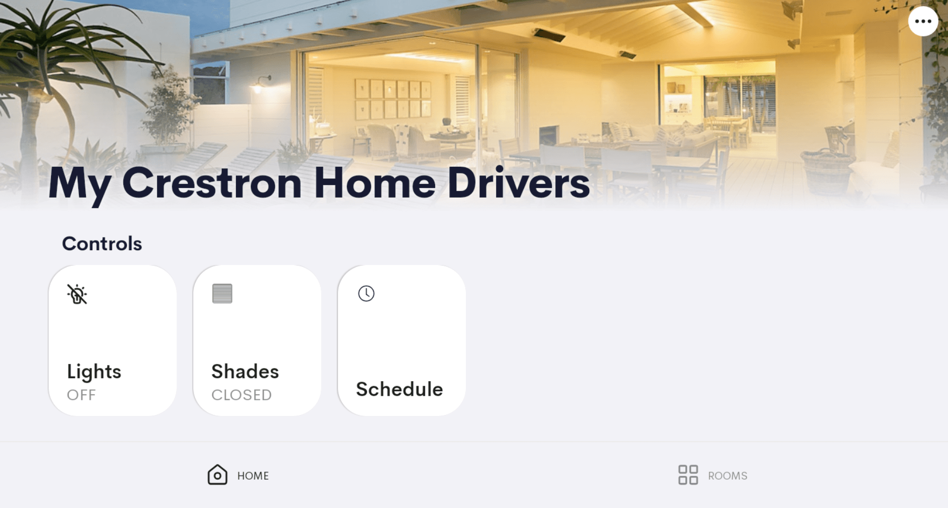 Multi Checkbox Tile — Home view