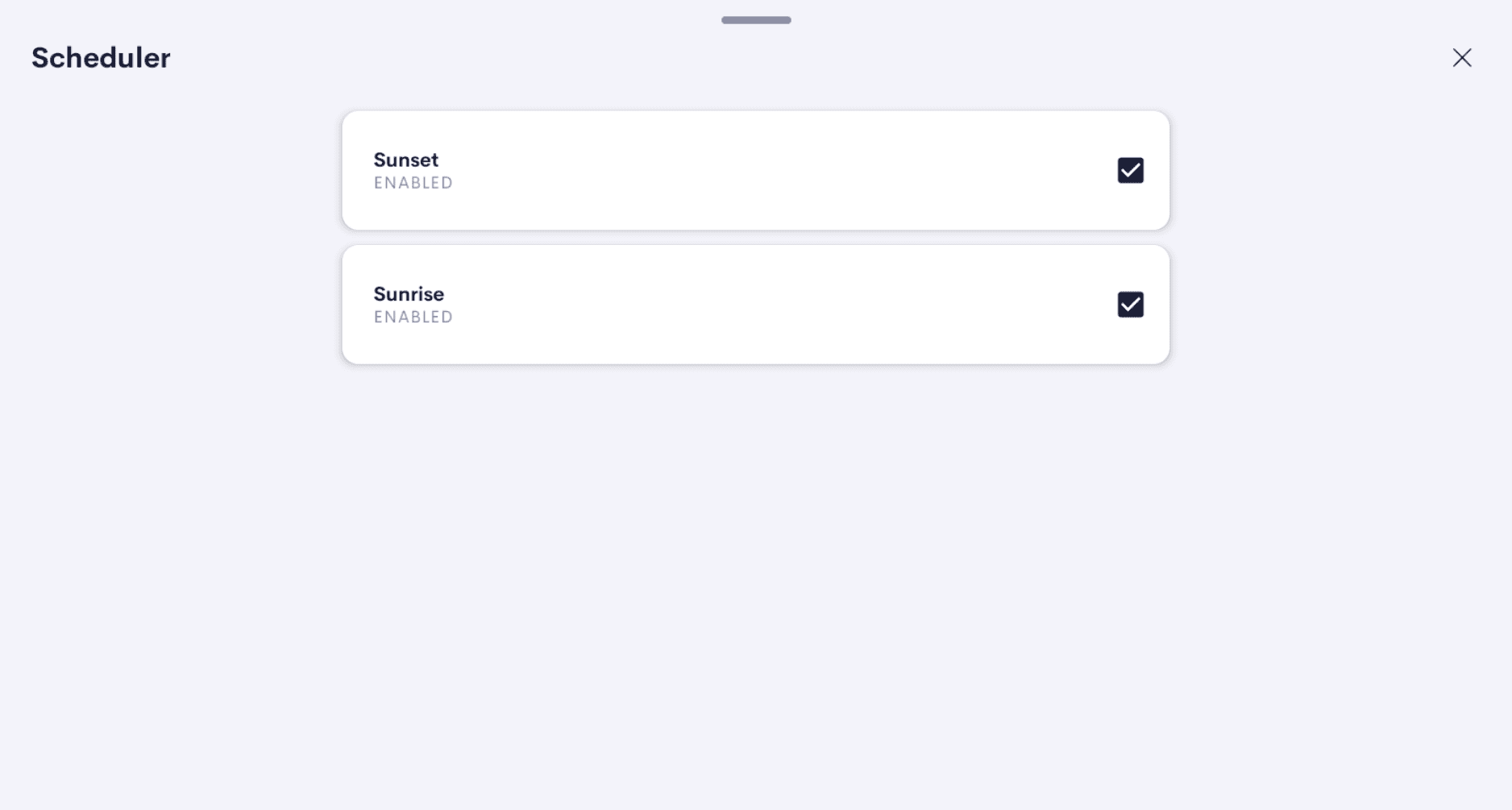 Multi Checkbox Tile — In-tile view 3