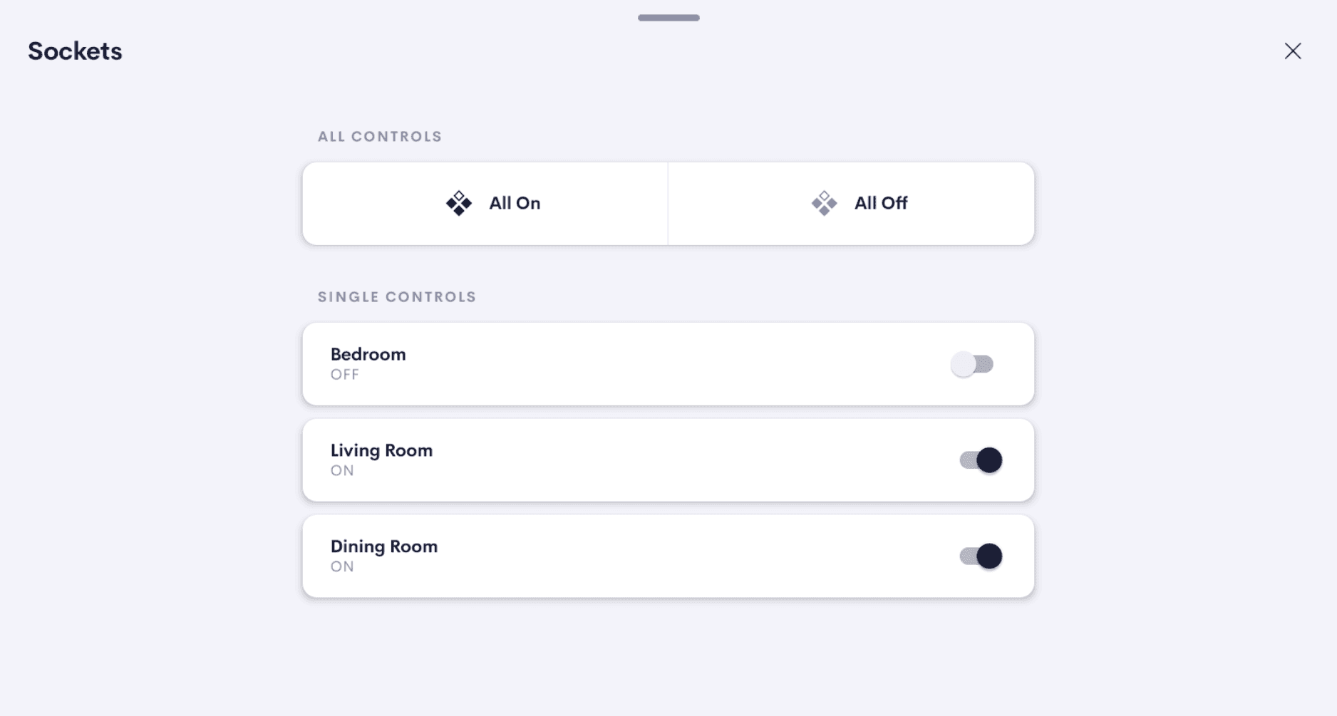 Multi Toggles Tile — In-tile view 2