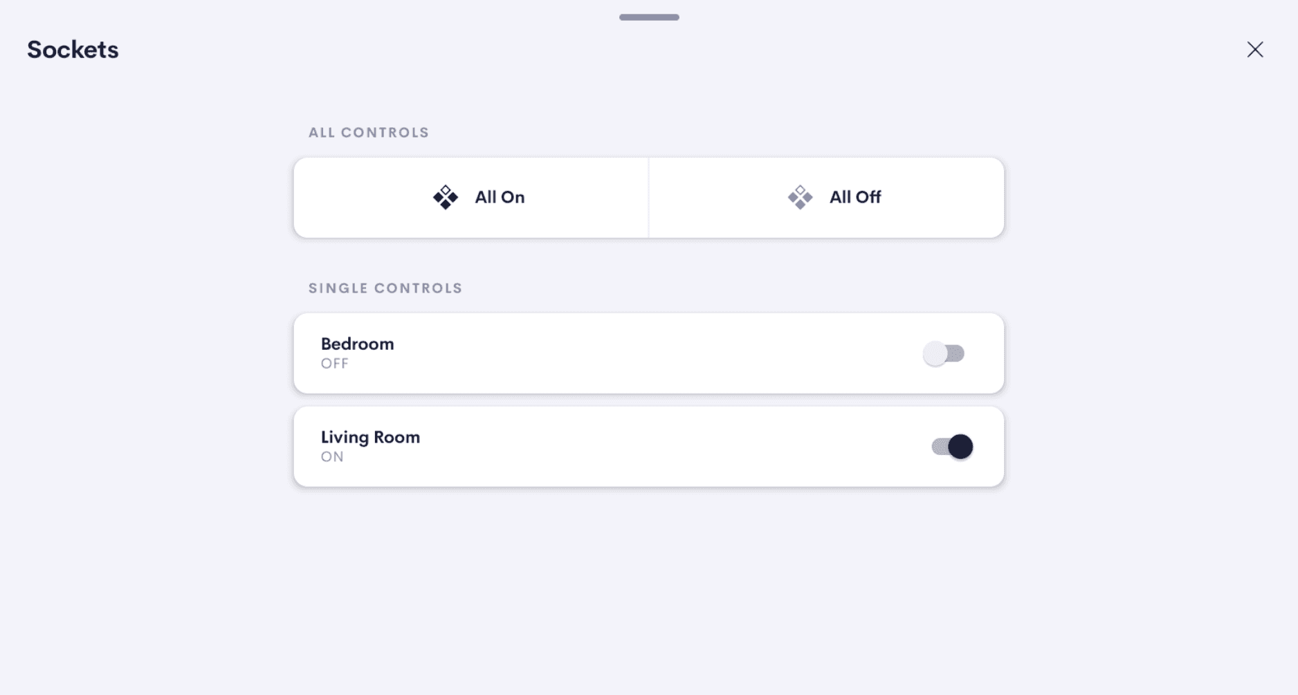 Multi Toggles Tile — In-tile view 3