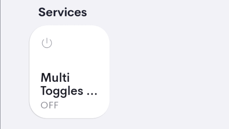 Multi Toggles Tile